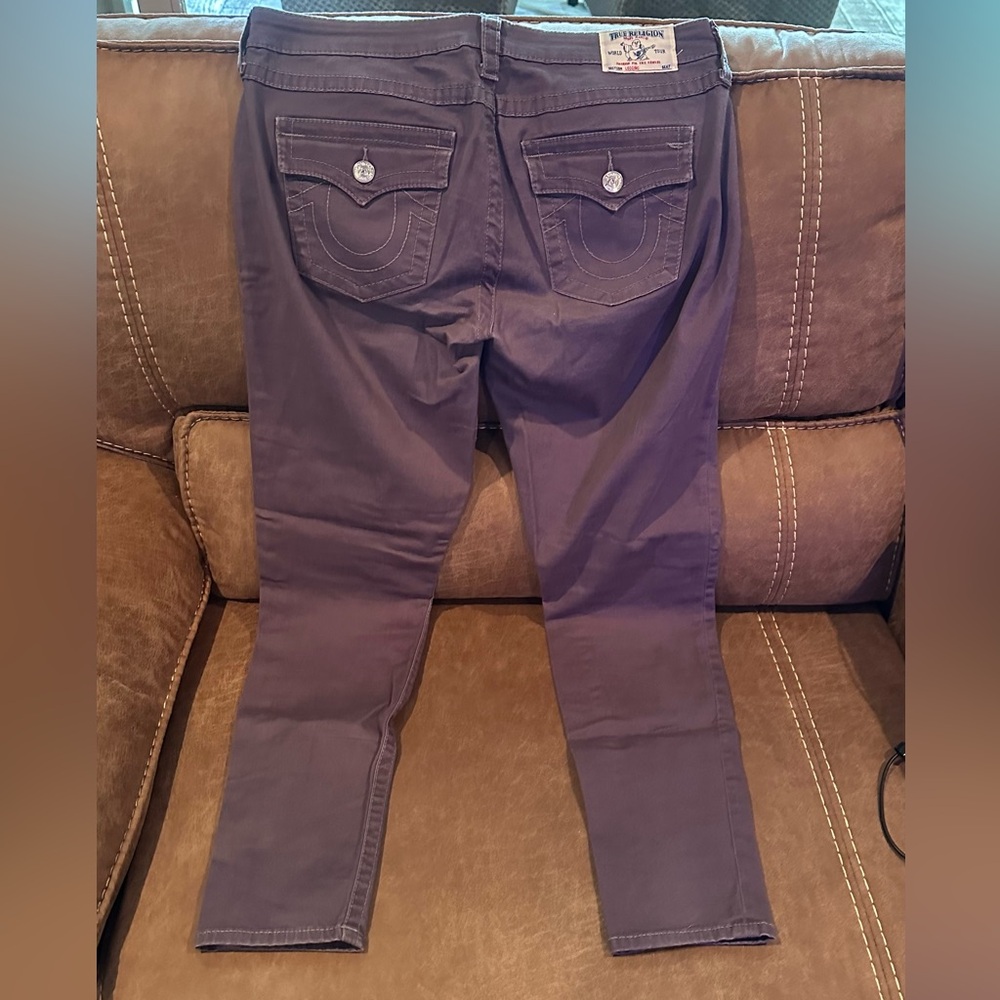 True Religion Skinny Jeans Purple